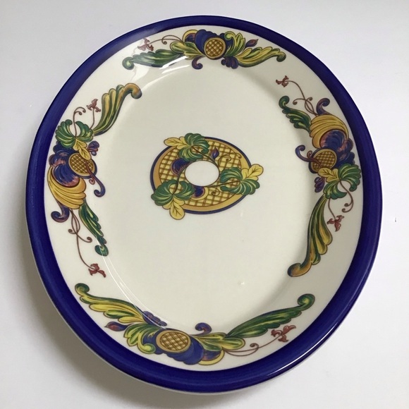 Serving Platter Homer Laughlin Seville Pattern Cobalt Blue Large USA Vintage - Picture 4 of 12